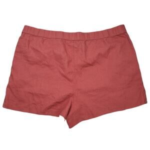UNIVERSAL THREAD TERRA COTTA LINEN BLEND ELASTICIZED WAISTBAND SHORT SZ XXL NWT